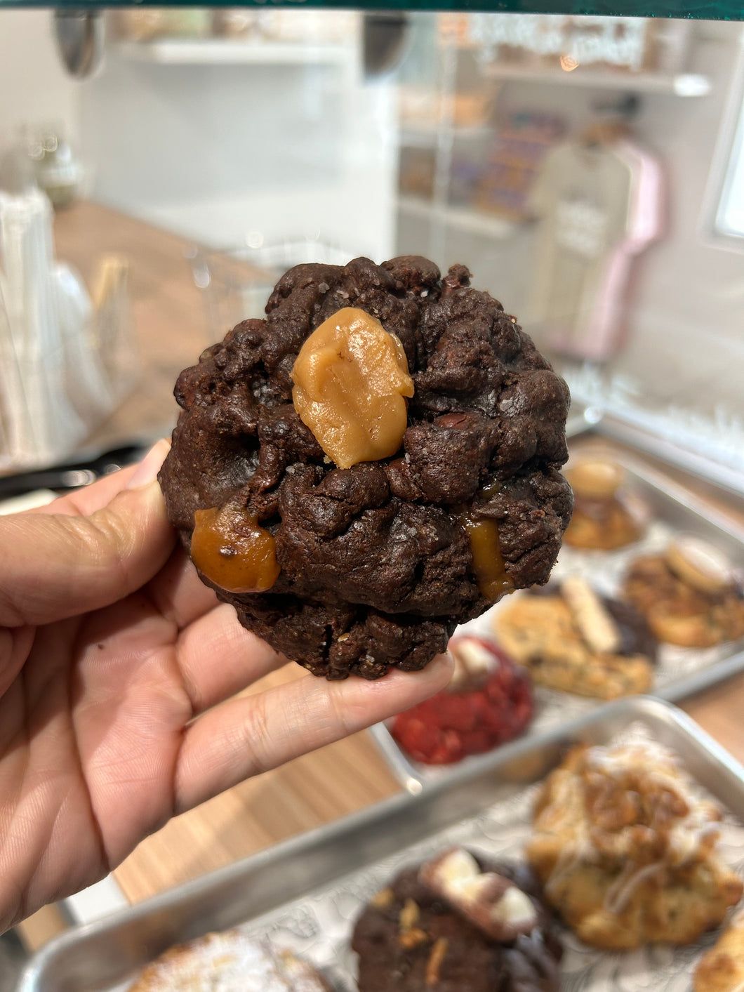 Salted Caramel Chocolate Cookie