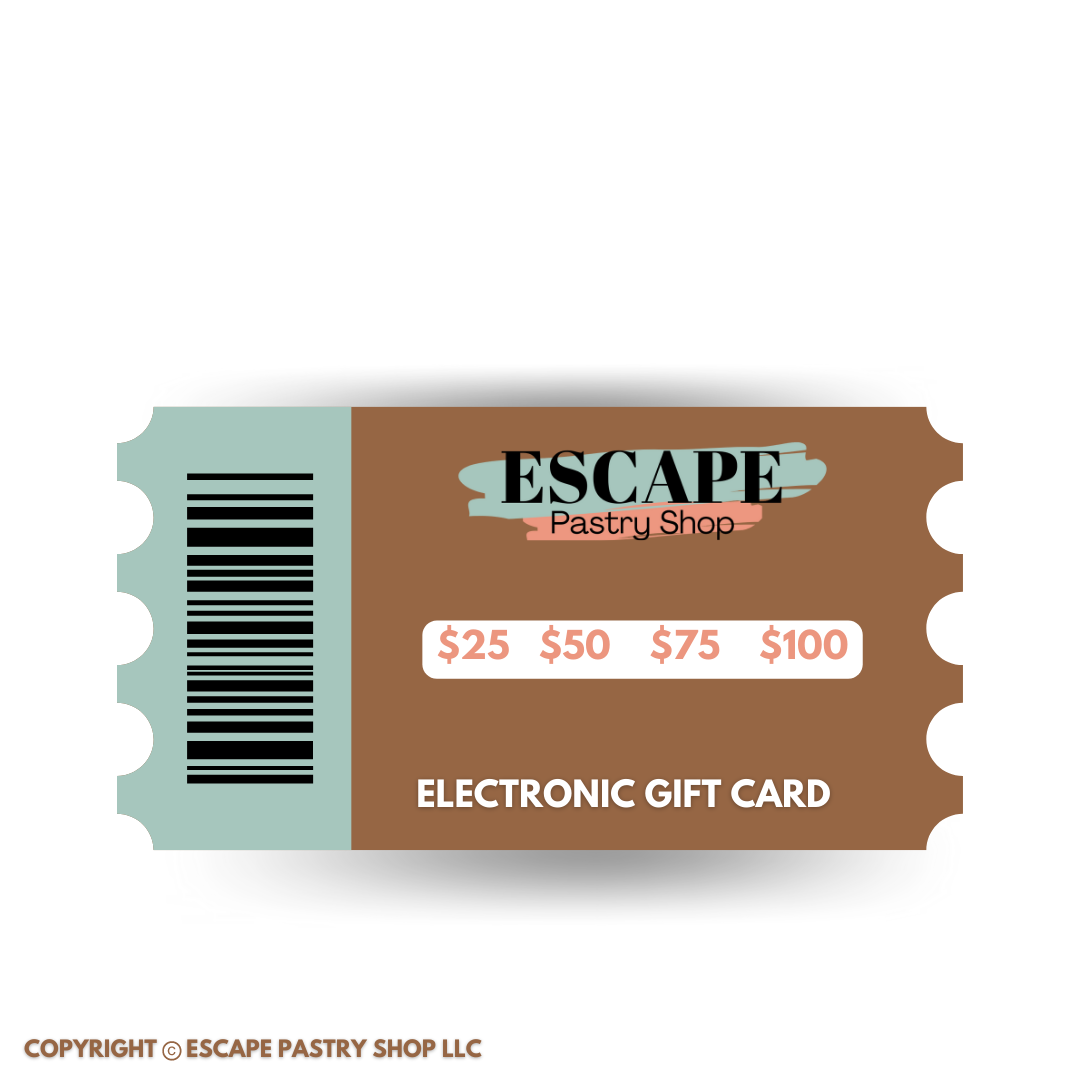 Escape Pastry Shop E-Gift Card